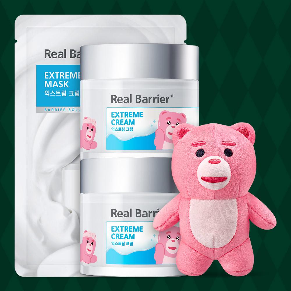 [리얼베리어] ★총140ml/한정수량★ 익스트림 크림X벨리곰 70ml 1+1 기획 [증정 : 벨리곰 키링+익스트림 크림 마스크 1매](12/11~25)