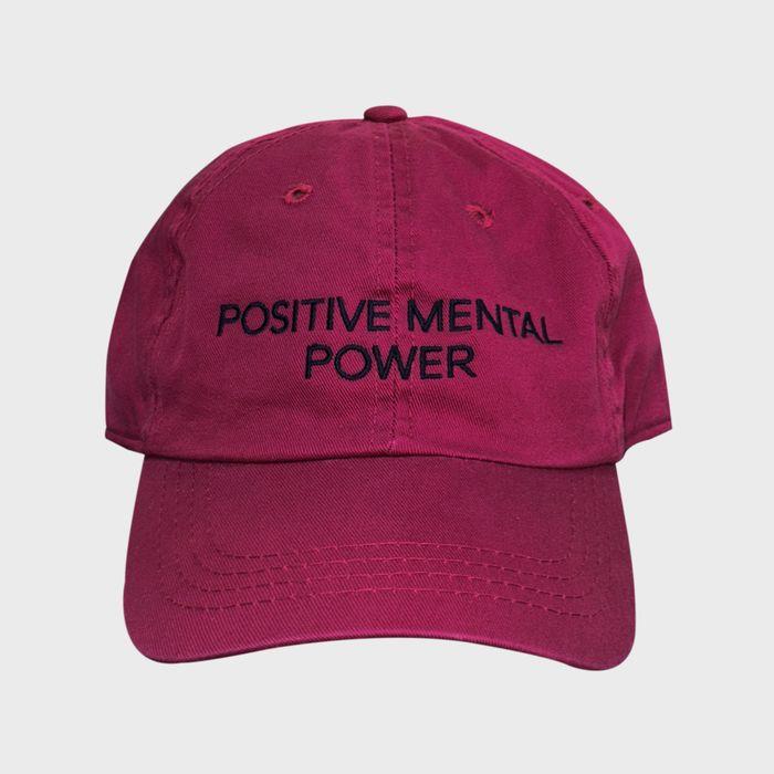 POSITIVE MENTAL POWER CAP IN DARK RED(일시품절 예약배송 -지금주문시 5월 12일 부터 순차배송)