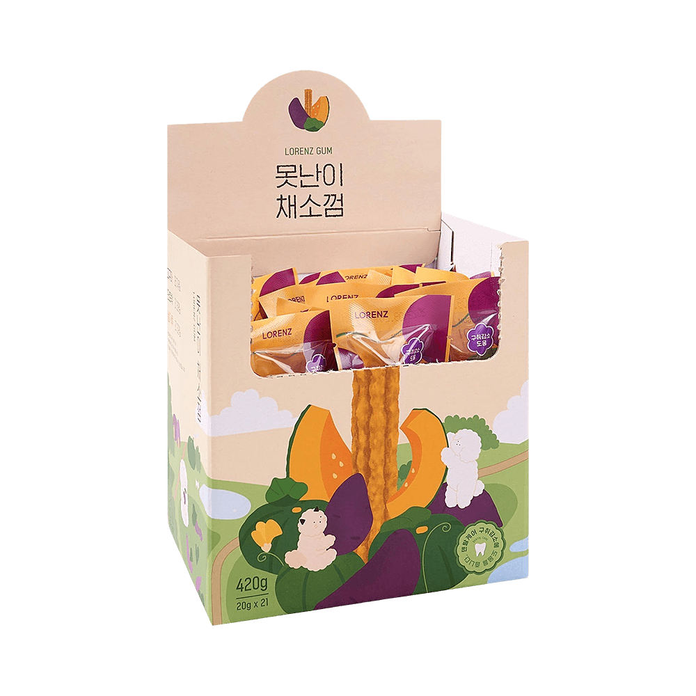 로렌츠 못난이 채소껌 21개입