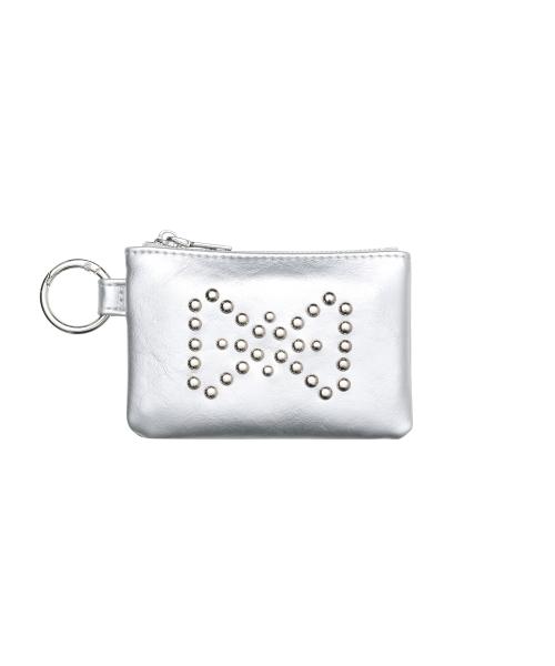 [DISNEY] MARIE RIBBON WALLET POUCH SLIVER