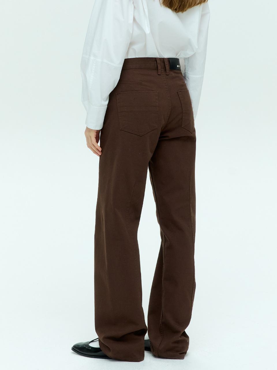 CURVED DENIM PANTS [3COLORS]