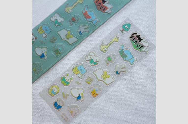 [노낫네버] 씰스티커 오로라북클럽