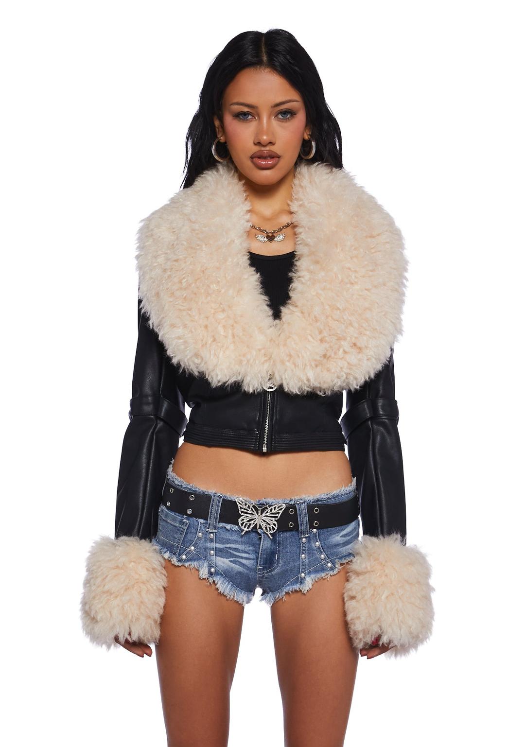 Covet Moto Jacket - Black - BLACK / XX-Small