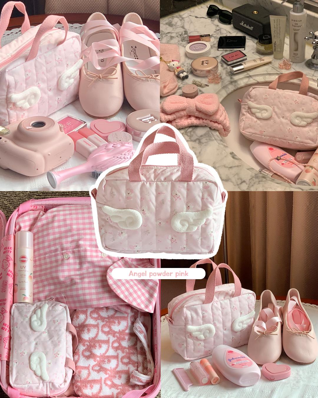 시그니처파우치-Angel powder pink