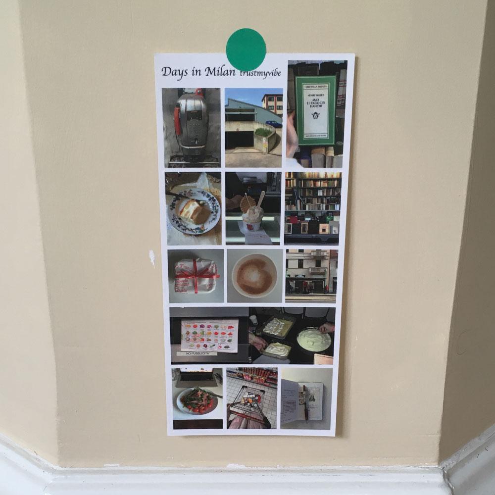 days in milan sticker