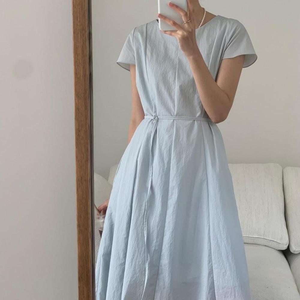 프리러브 디링 벨트 롱 원피스 freelove