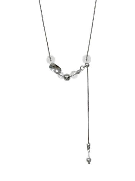 twist simple slide necklace