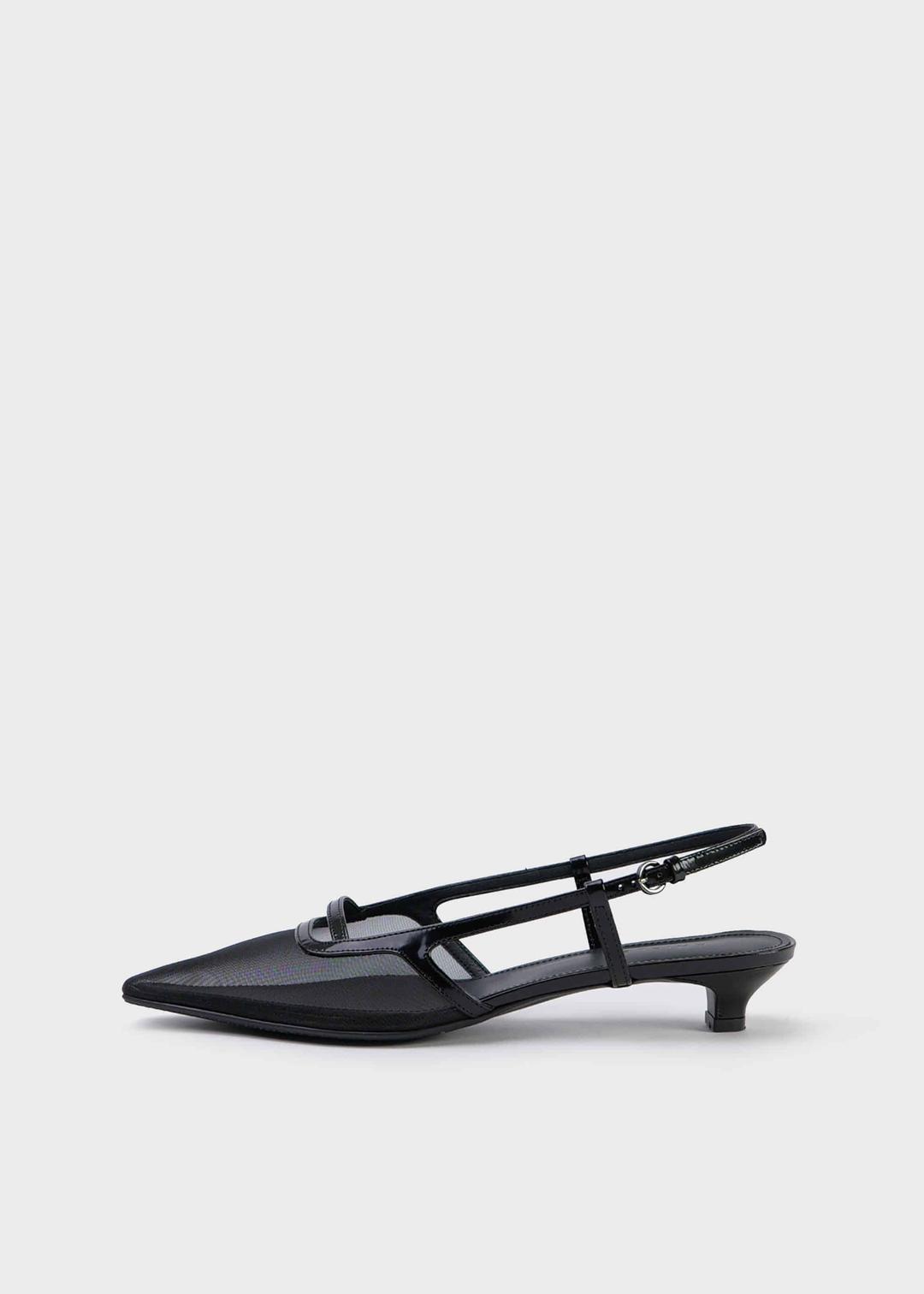 [ONE SIZE] SHEER ANDY SLING BACK [C5S01BK]