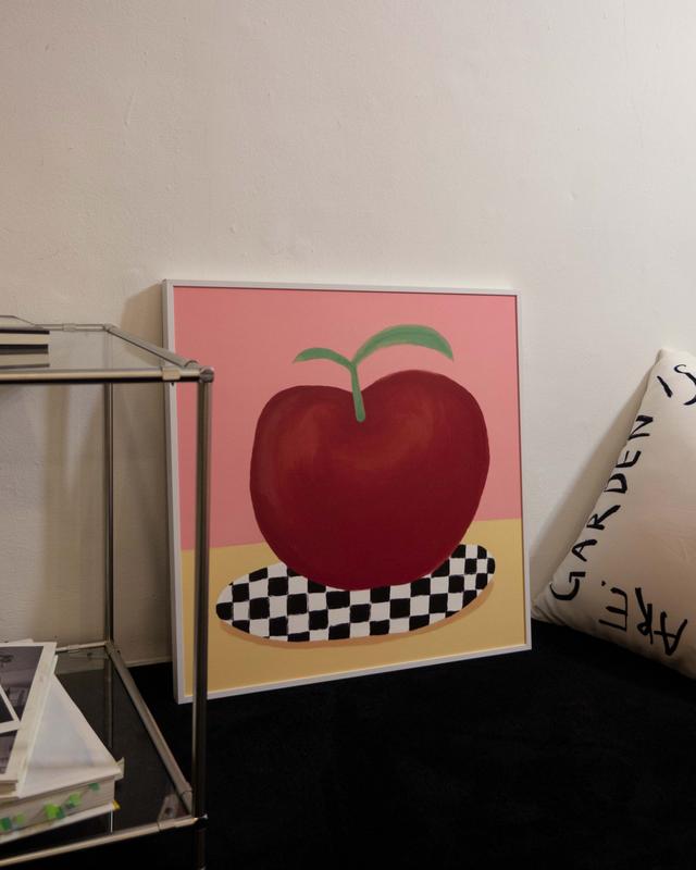 A big big apple poster