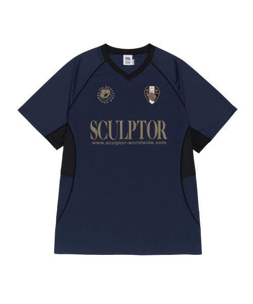 Oversized Soccer Jersey Navy
