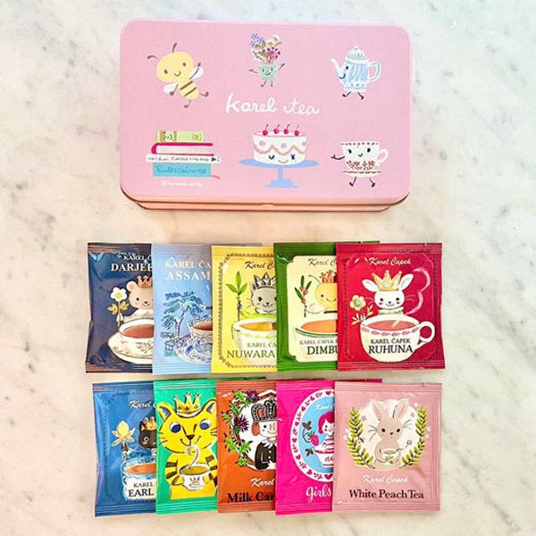 카렐 차펙 티백 Tea lover 틴 케이스 티백 10종