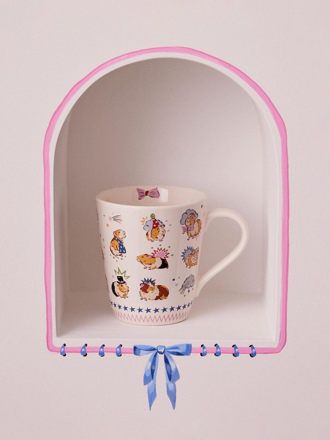 Cath Kidston Cream Stanley Mugs Set of 4