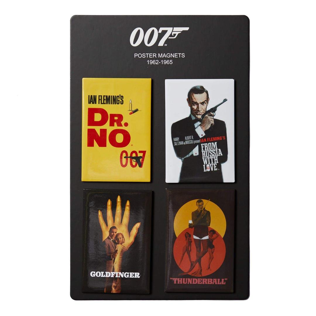 James Bond Poster Magnet Set - 1962-1965 Edition
