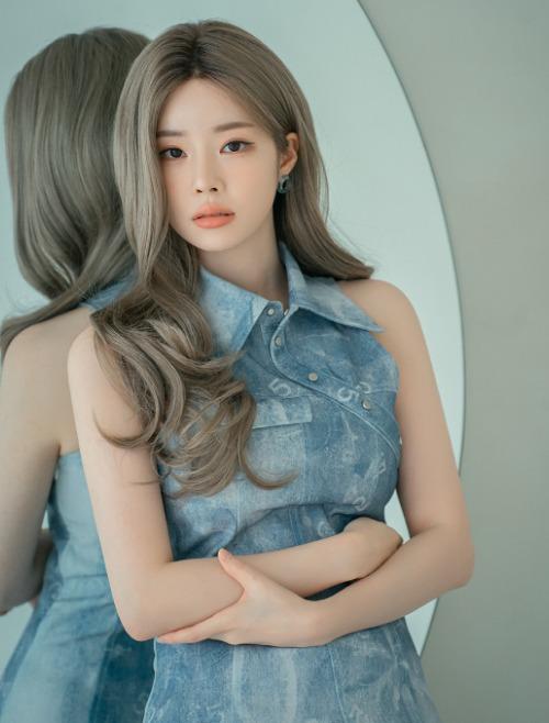 여성 레이스스킨 통가발내츄럴 파팅 볼드펌 (애쉬베이지)