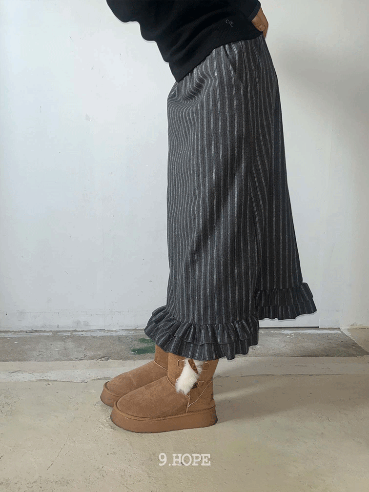 김아홉 warm 줄지 프릴 SK