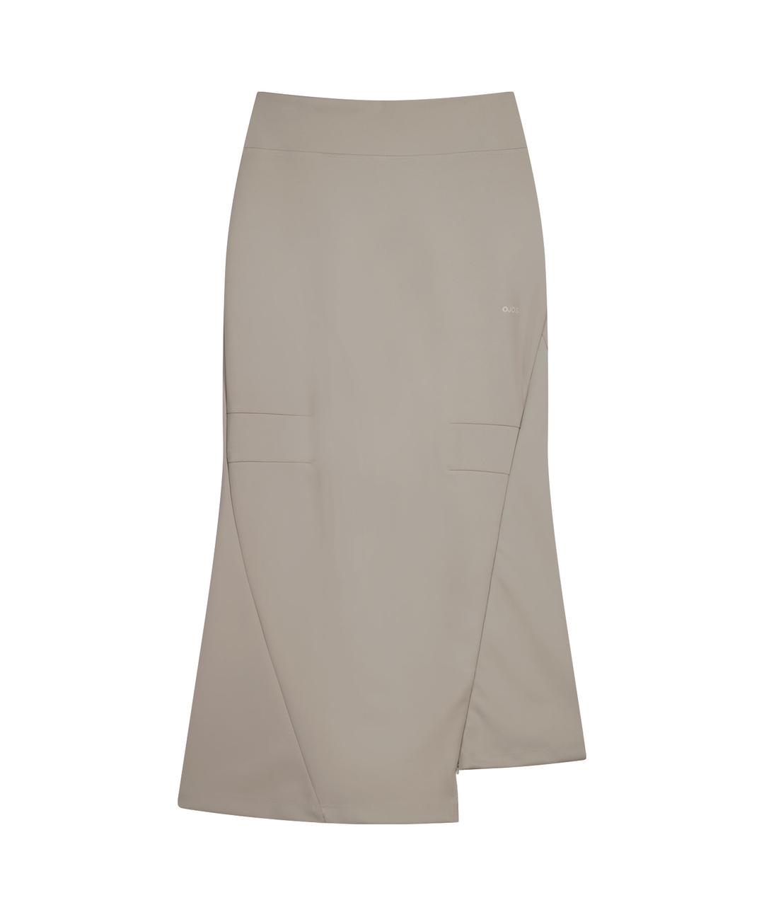 *Preview, 9/23 Open* Asymmetric Mermaid Jersey Skirt / Beige