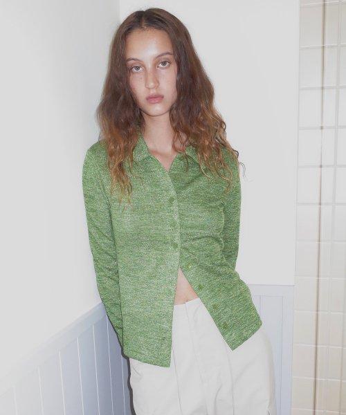 글리터 셔츠_GREEN