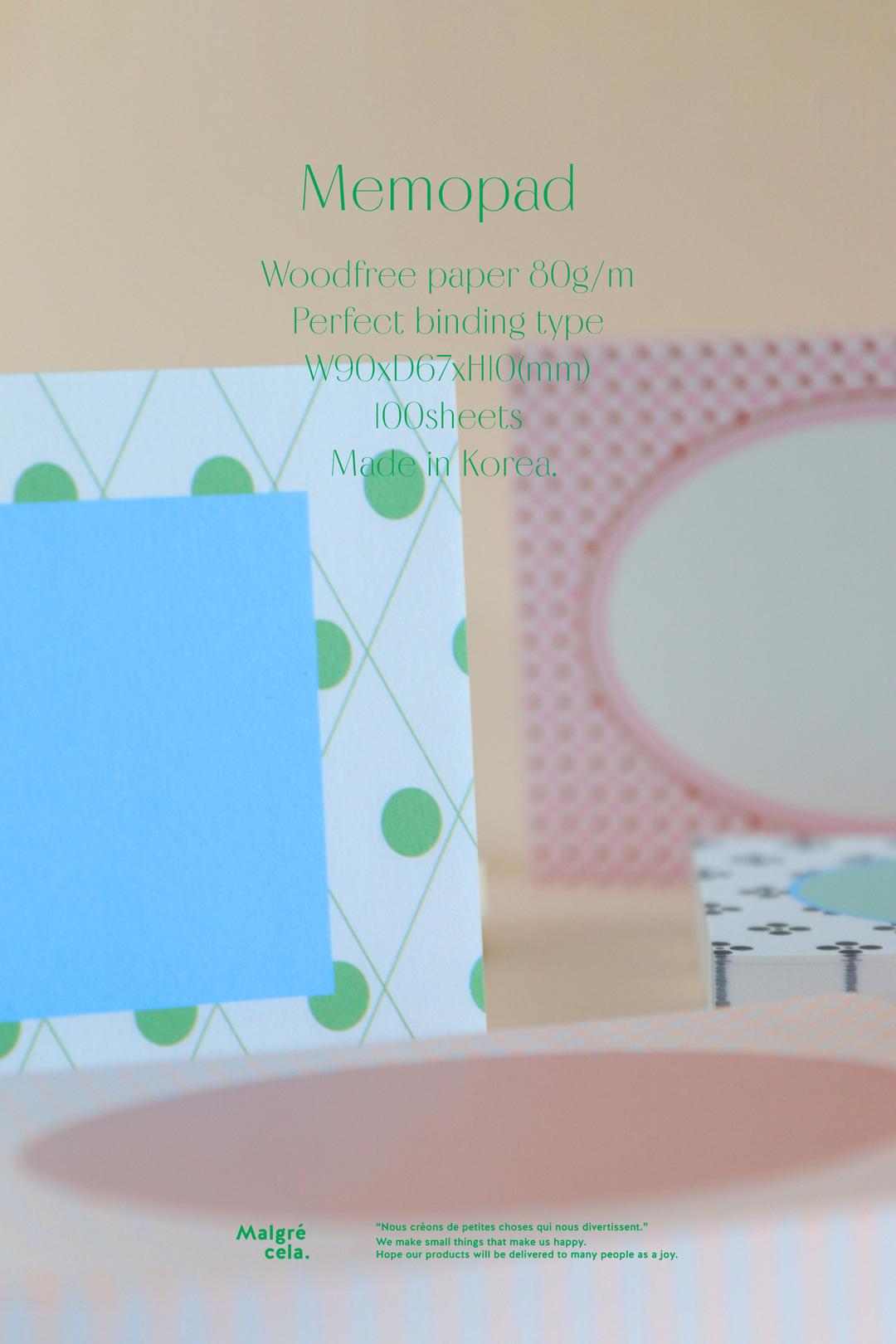 Memopad - Green bean