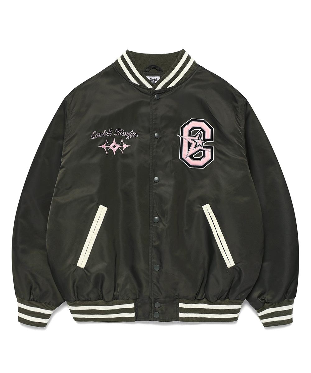 CVS BASEBALL JACKET[CHARCOAL]