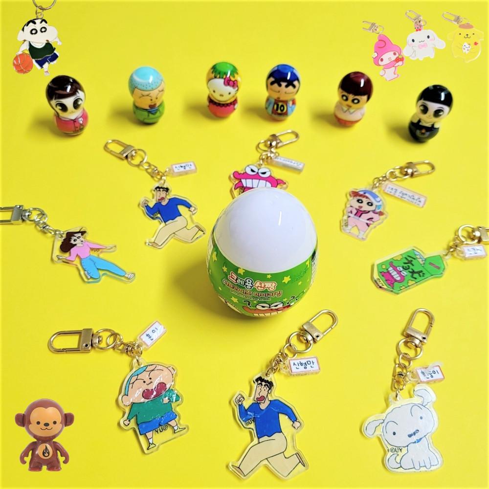 아트박스 에어팟 짱구 랜덤 키링 크레용신짱 서프라이즈 마이키링 산리오 뽑기