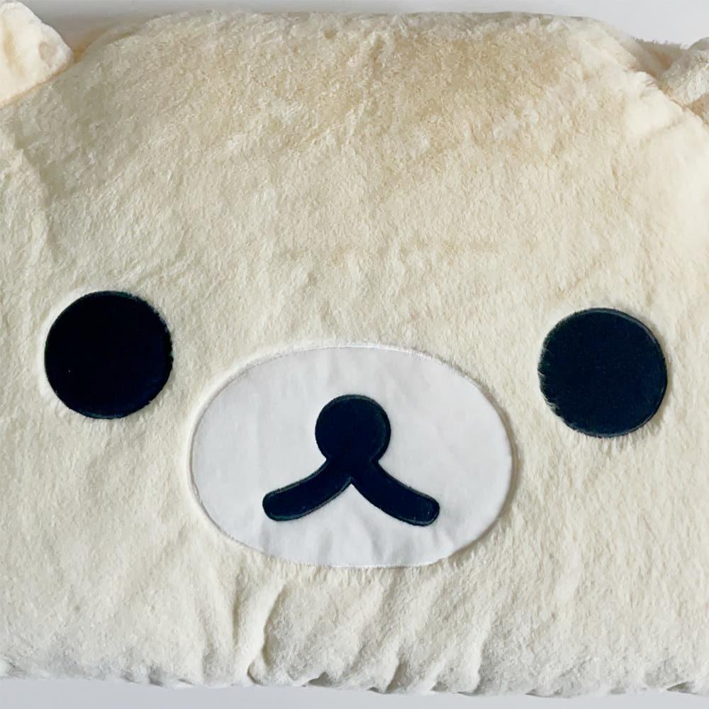 일본 산엑스 고전 코리락쿠마 쿠션 등받이 쿠션 인형 낮잠 안고자는 애착인형 크리스마스 선물