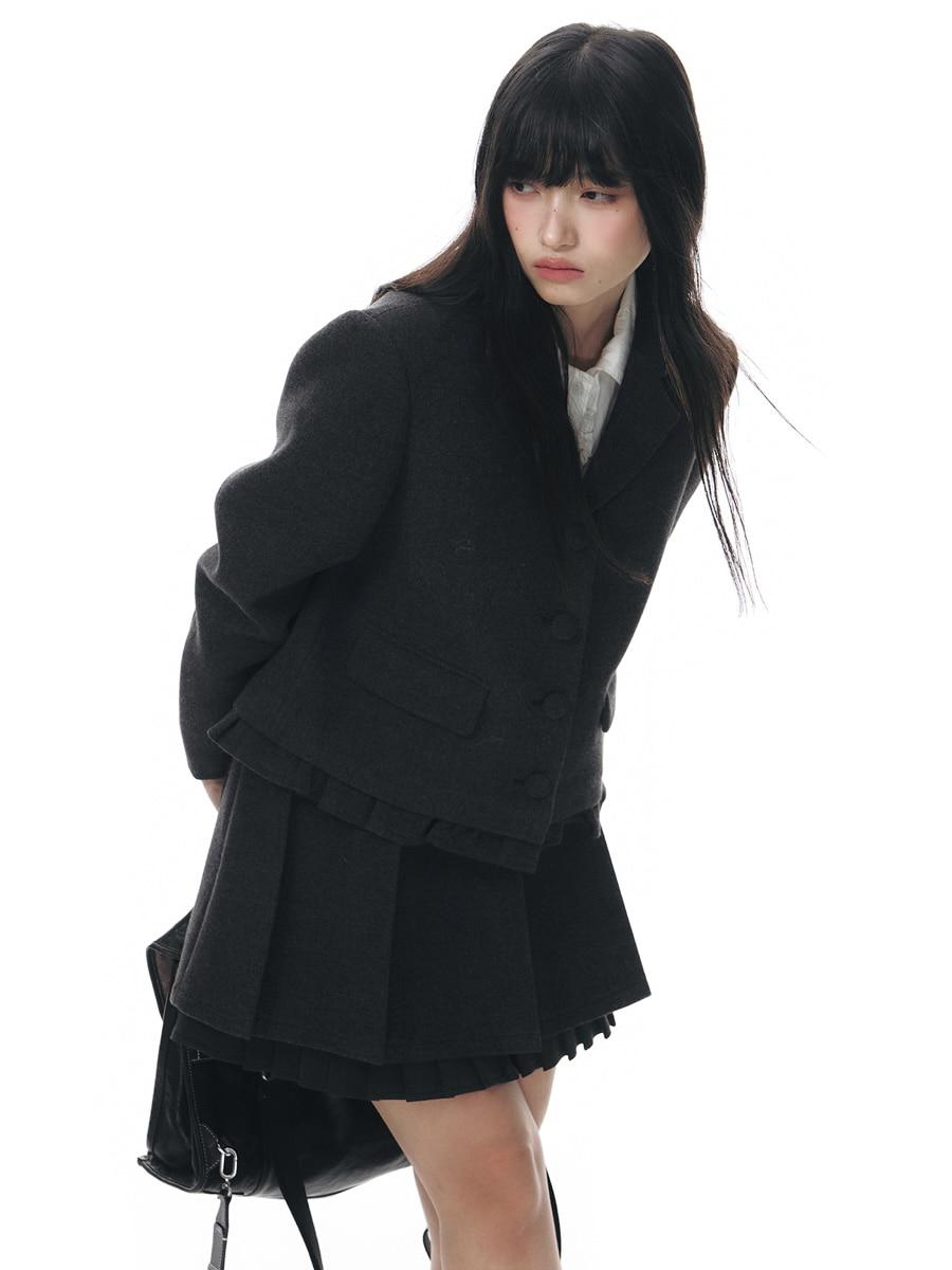 TAKEANAP Night Layer Cropped Jacket