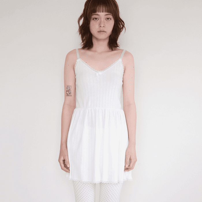 Posey jersey dress (White)