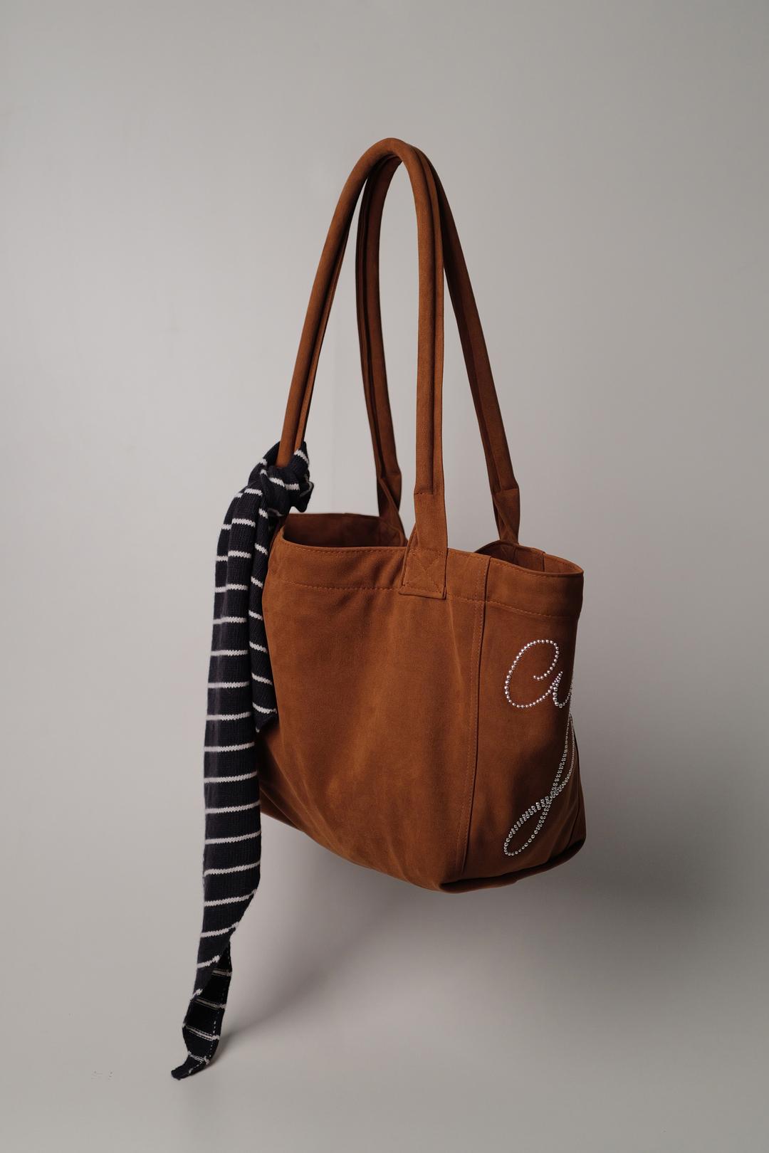 PONY SUEDE BAG (CAMEL)
