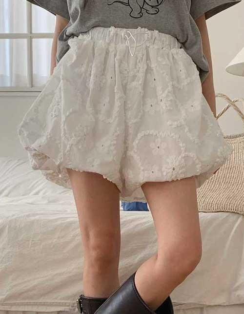 로우키샵 플라워펌킨팬츠