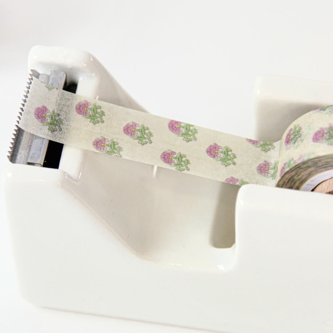 India Fabric Masking Tape [Pink Dahlia]