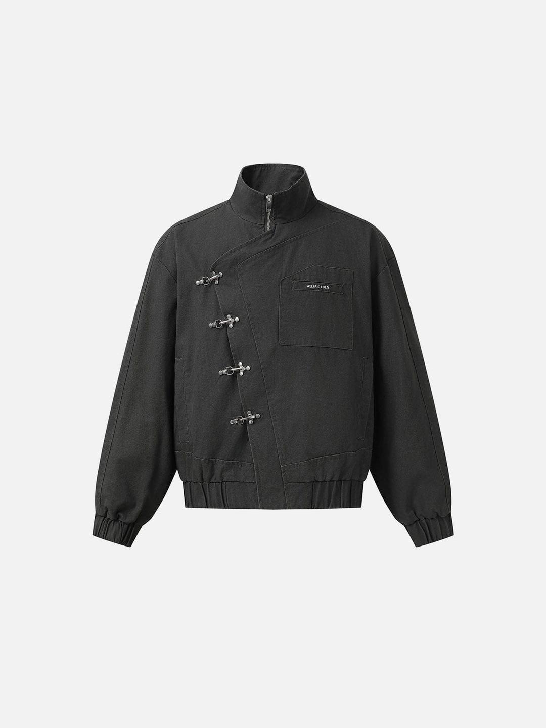 Aelfric Eden Metal Button Jacket - Grey / L