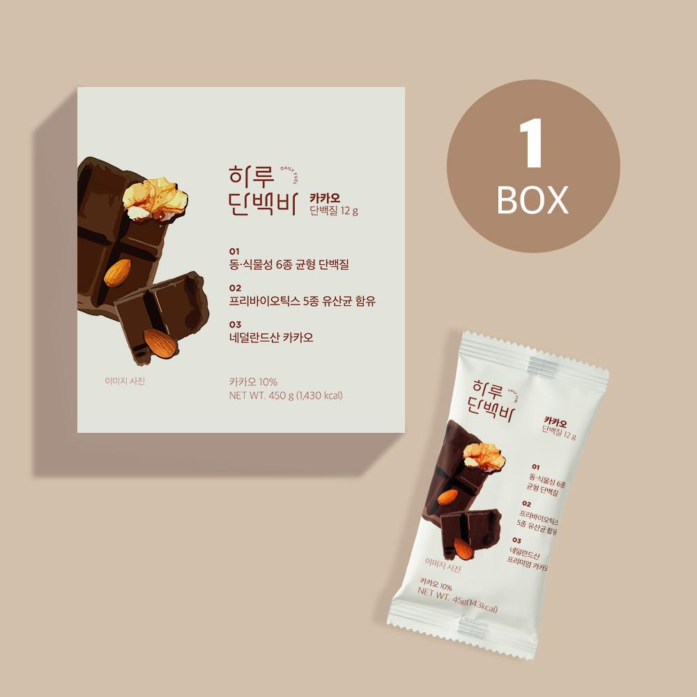 하루단백바 1박스 10개입 꾸덕촉촉 저당 단백질간식 [원산지:국산]