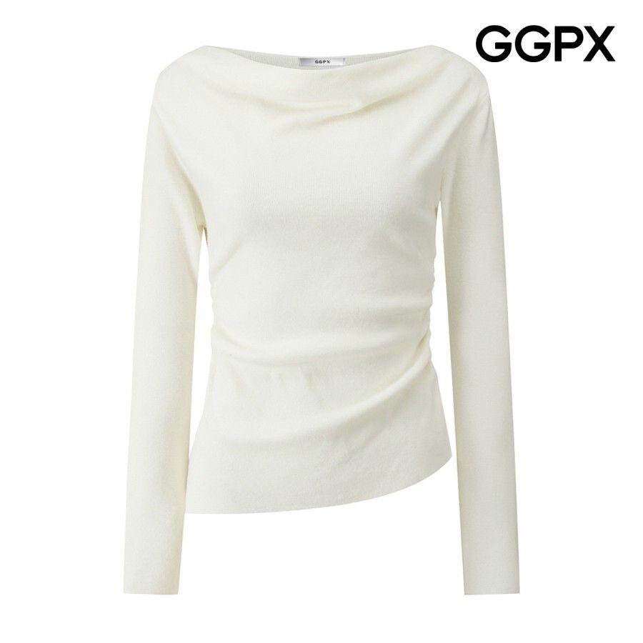 [AK수원점] [GGPX] 드레이프 시크 니트 (GQ1KP033F)