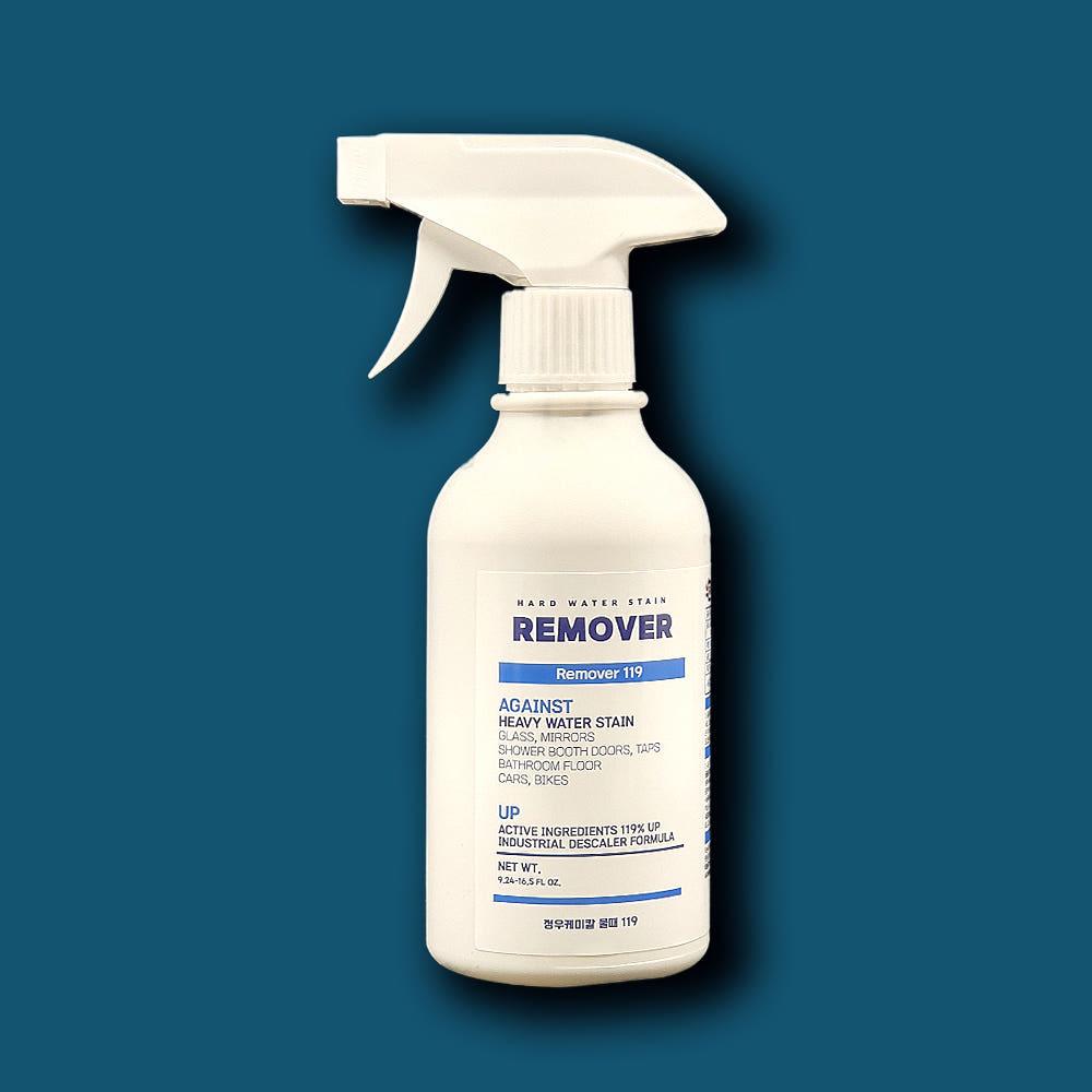 정우케미칼 물때제거제 샤워부스 거울 수도꼭지 수전 물때 자동차석회물 제거제 300ML