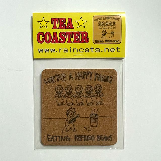 We're A Happy Family Tea Coaster