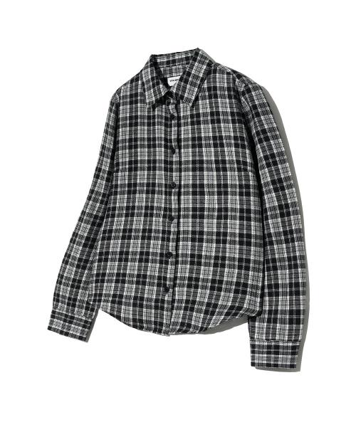 비바브라운(VIVABROWN)  85-VIVA077 체스 슬림핏 긴팔 체크 셔츠 블랙 - 사이즈 & 후기 | 무신사