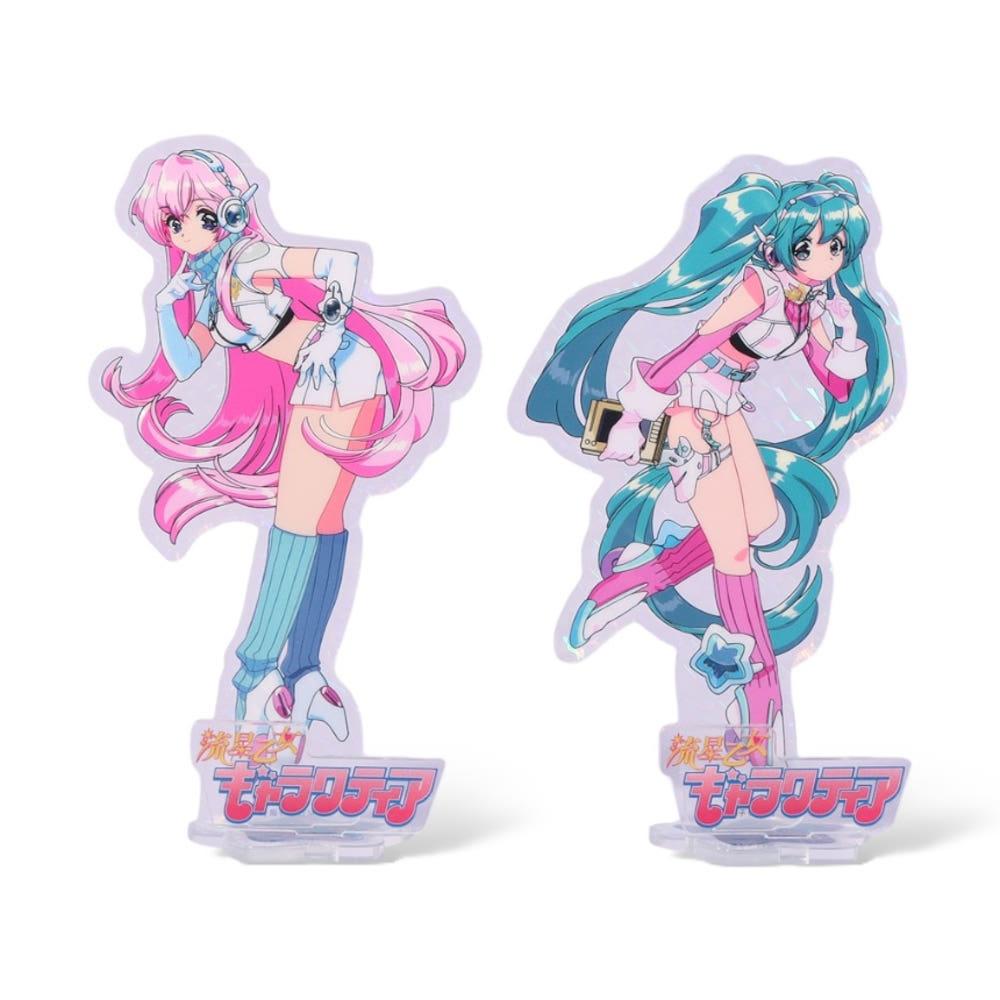 유성소녀 미쿠 & 루카 갤럭티어 프리즘 아크릴 스탠드