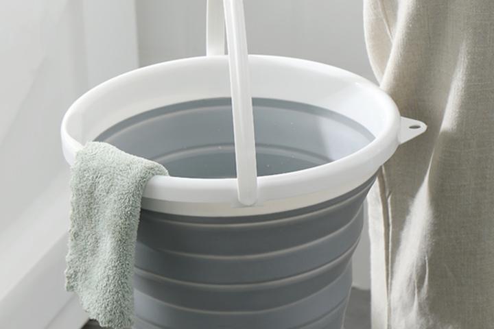 10L 대용량 휴대용 접이식 다용도 바스켓 욕실청소 세차물통 캠핑용 낚시물통