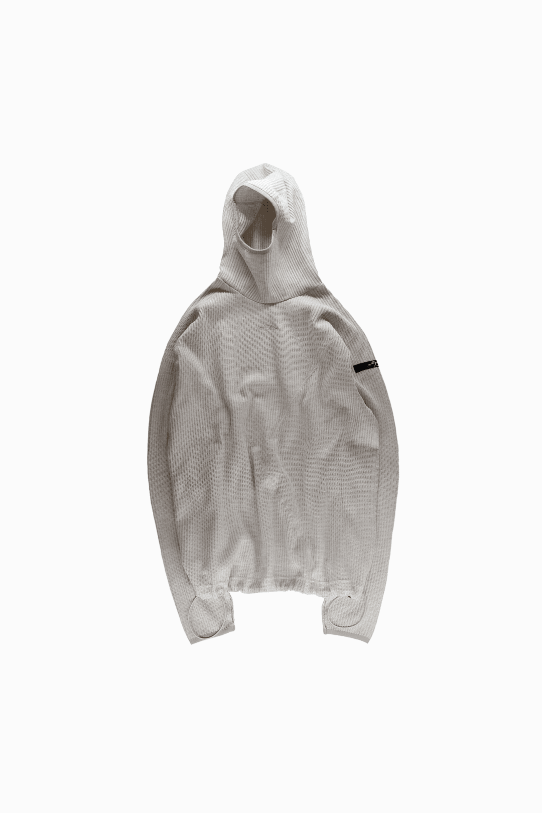 waffle warmer hoodie (cream color) -small fit-