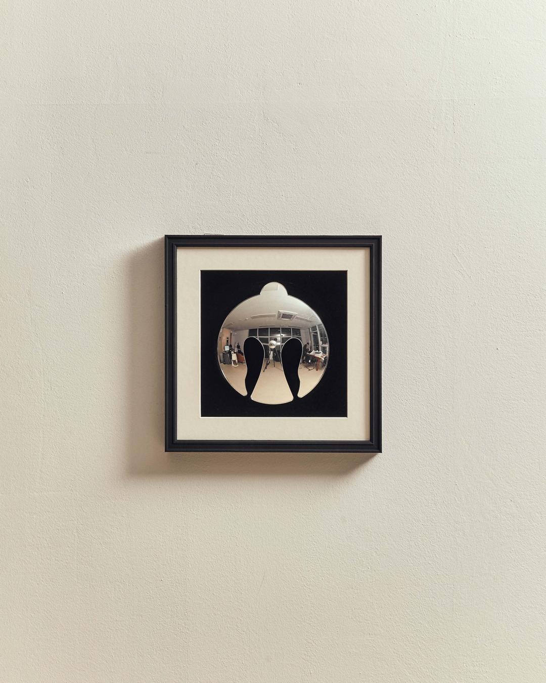 bird mirror SQUARE (black)