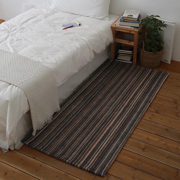 플라레 빈티지 스트라이프 미니 러그