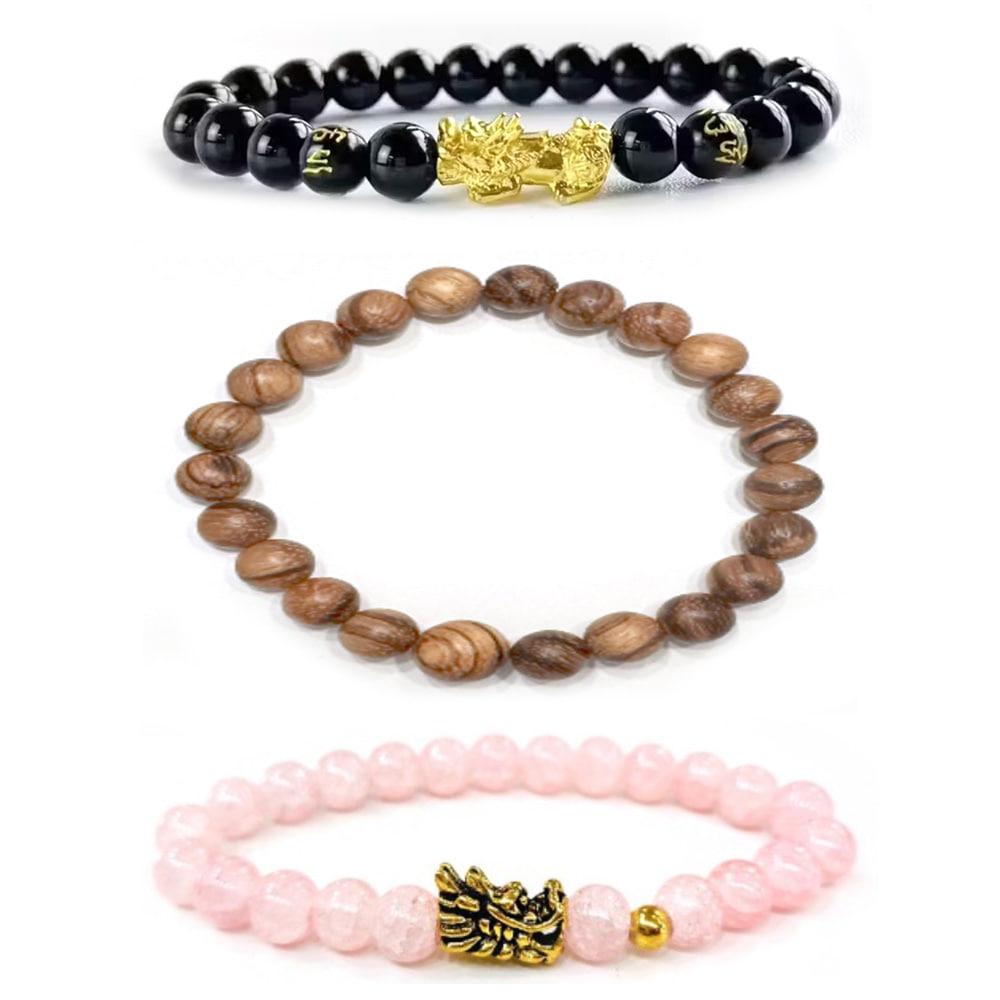 아이돌 합장주 모음 (3개 세트상품) 황금색 용 합장주 비휴 팔찌 황금용팔찌 비휴합장주