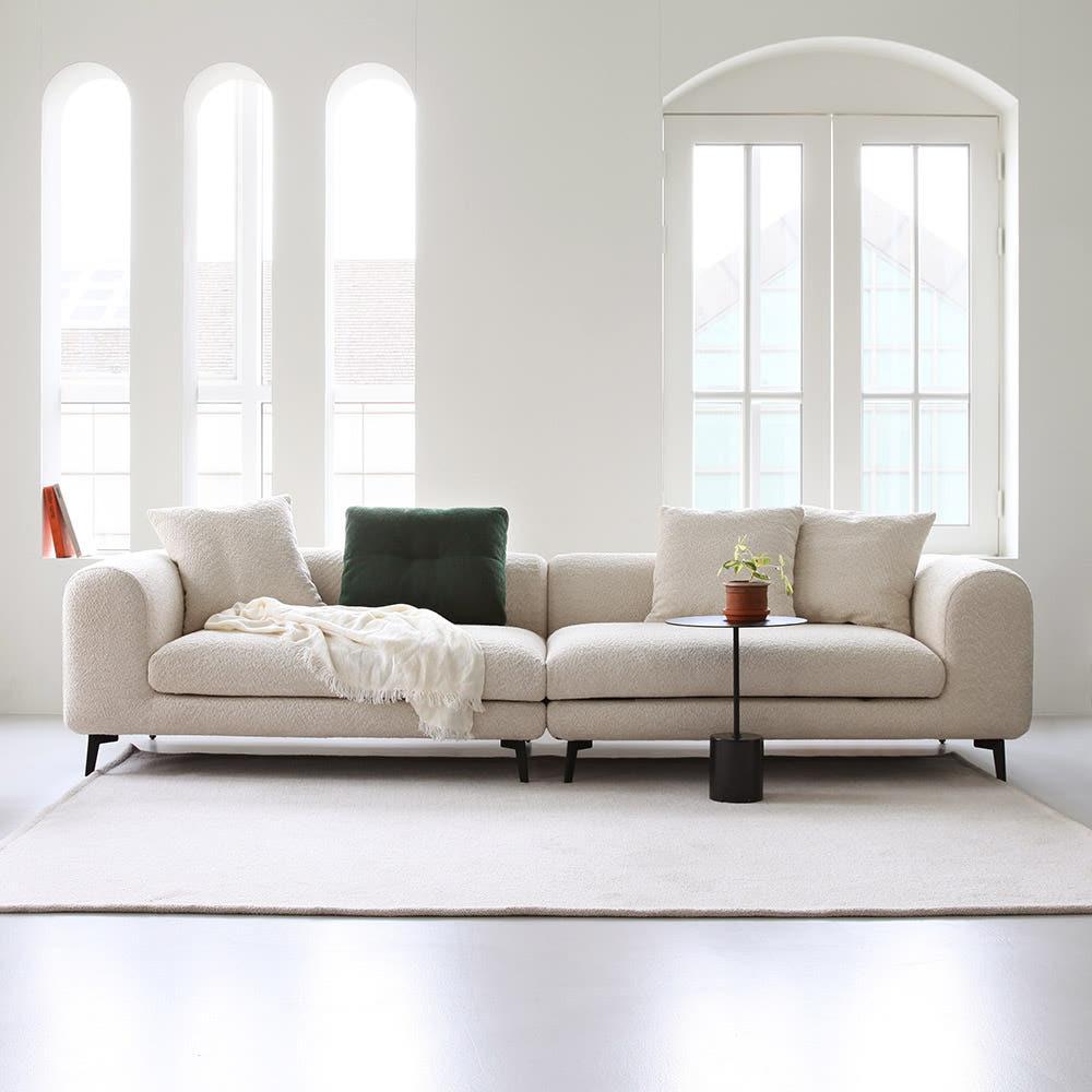 시스디자인 엘라 패브릭 4인 모듈 소파