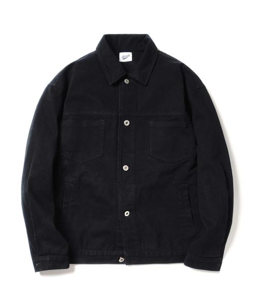 피치스킨 트윌 자켓 블랙