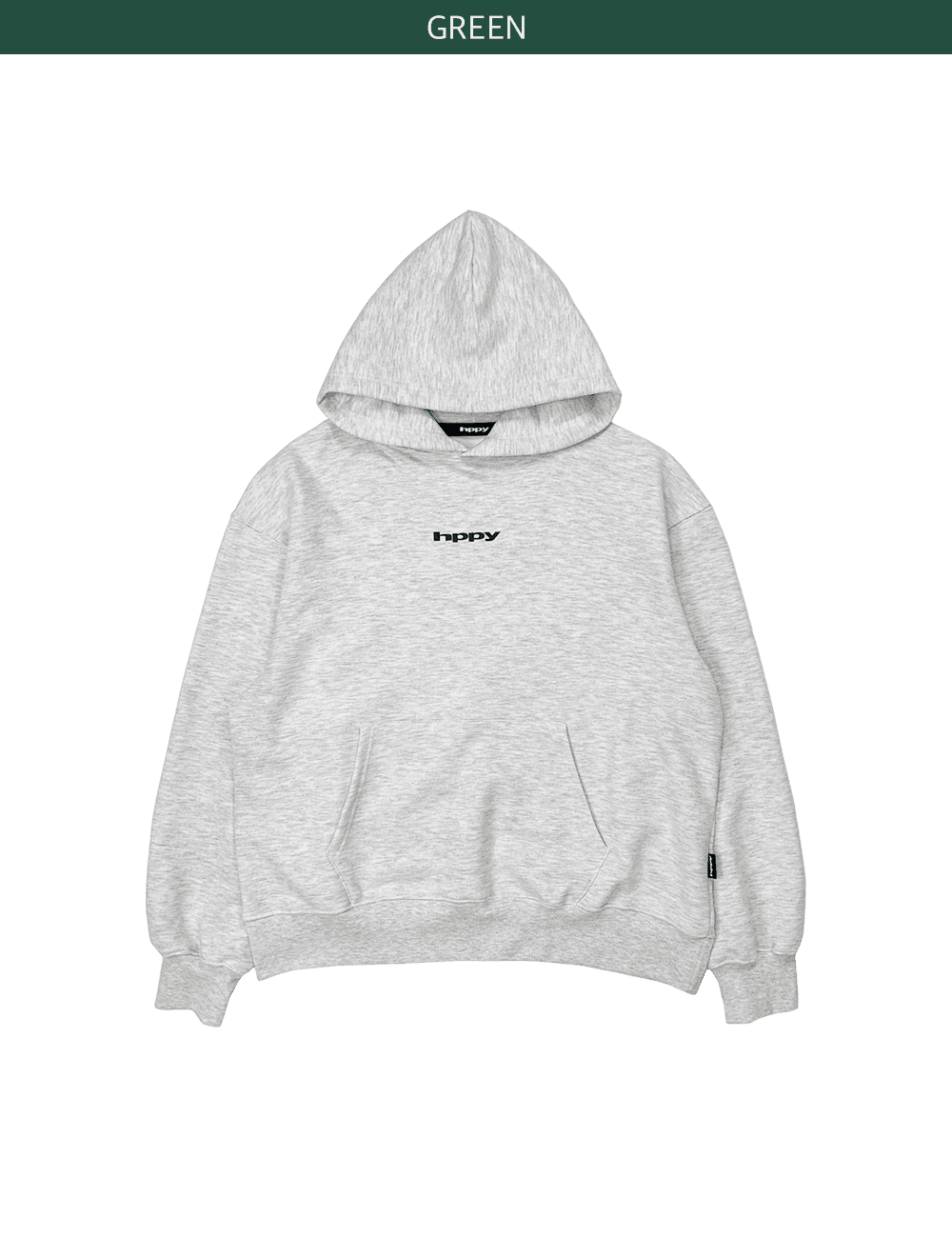 SIGNATURE MINI LOGO HOODIE - WHITE MELANGE