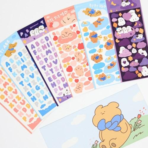 곰고미와 친구들 구름팩 6종 세트