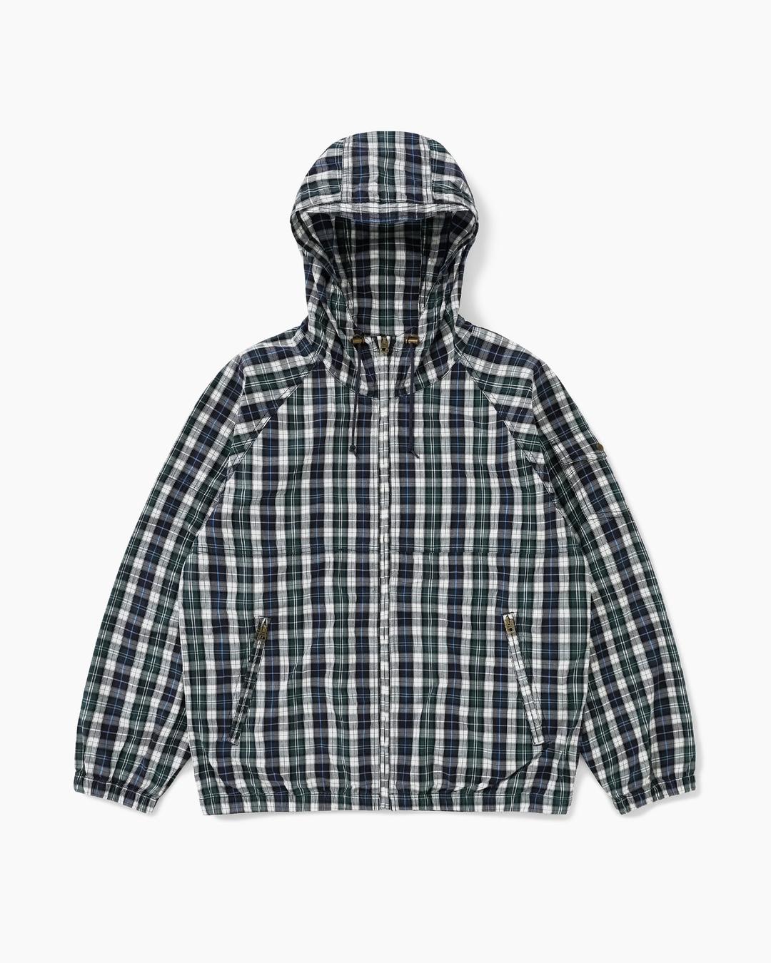 Hooded Wind Jacket Tartan