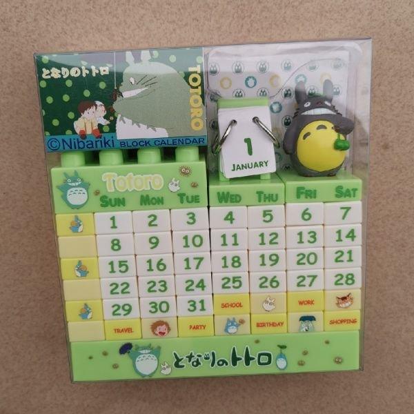 토토로 데스크캘린터 블럭 탁상달력 인테리어 선물