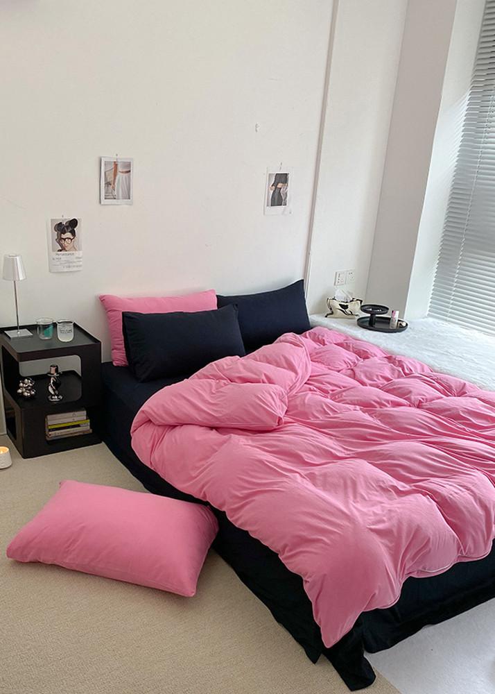 피비씨비 YAKE PINK 침구세트 싱글 퀸 킹 사이즈 사계절 이불 베개 커버 세트 니트이불 니트커버 니트베개