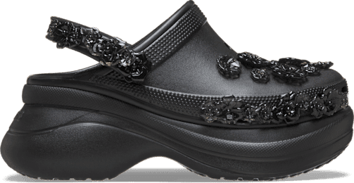 베이 트랜슬루센트 플로럴 클로그